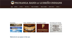 Desktop Screenshot of pechanga-nsn.gov
